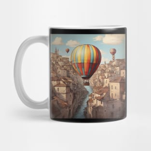 Air Balloon Sky Wings Travel Vintage Aircraft Mug